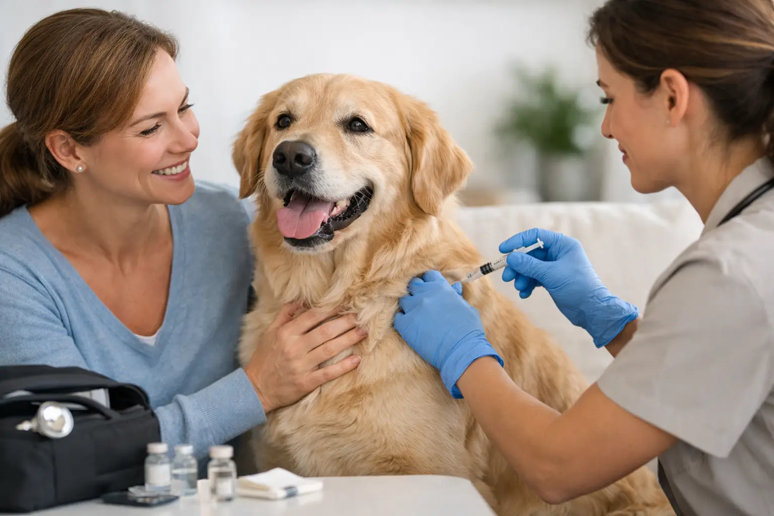 At Home Dog Vaccinations Without the Waiting Room