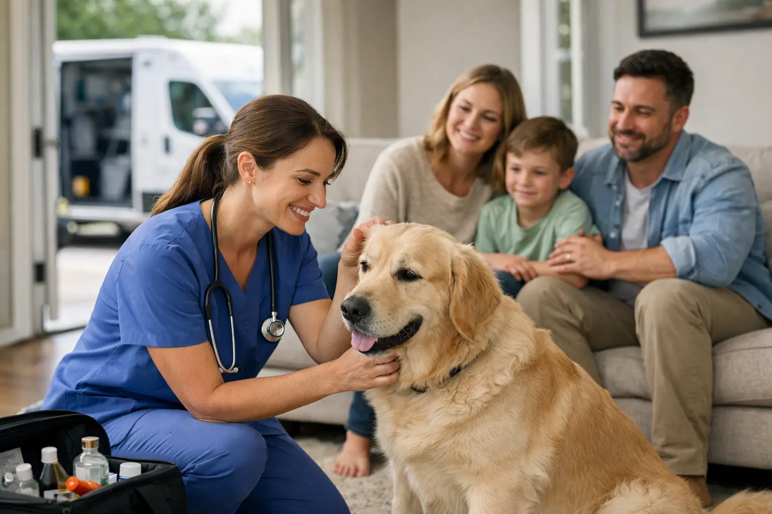 Mobile Vet Visits Mean More Calm at Home