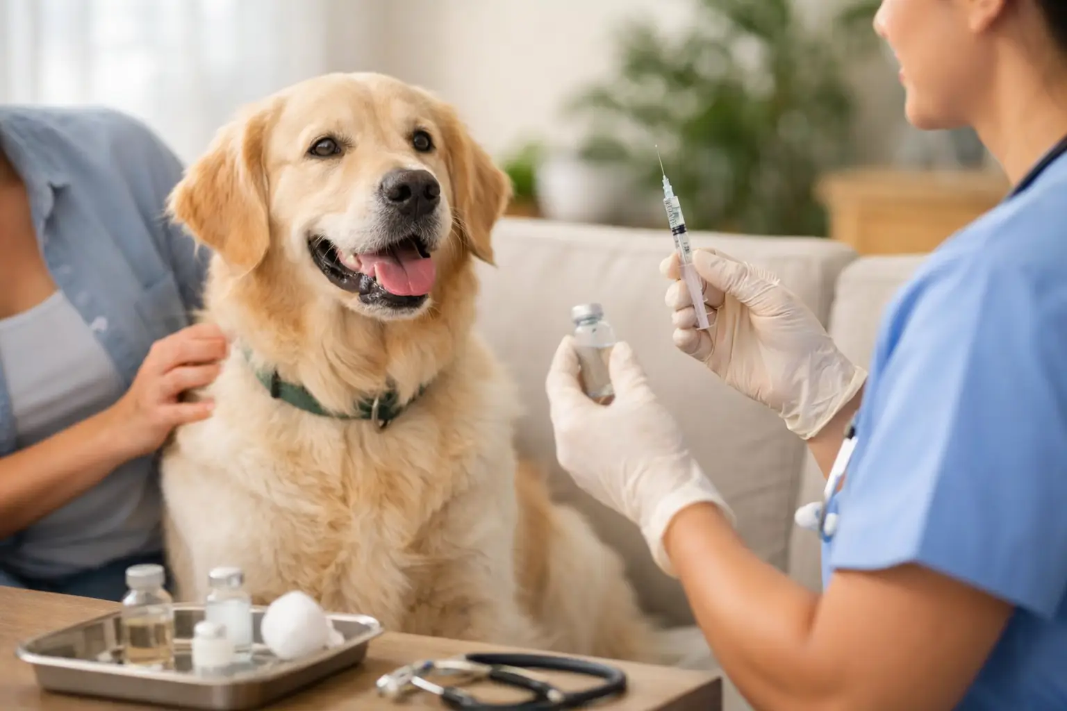 How to Prepare Your Dog for Home Vaccination